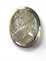 Broche Mandile 1922 Mujer Cammei  in Plata Conchiglia 2MSPCM10